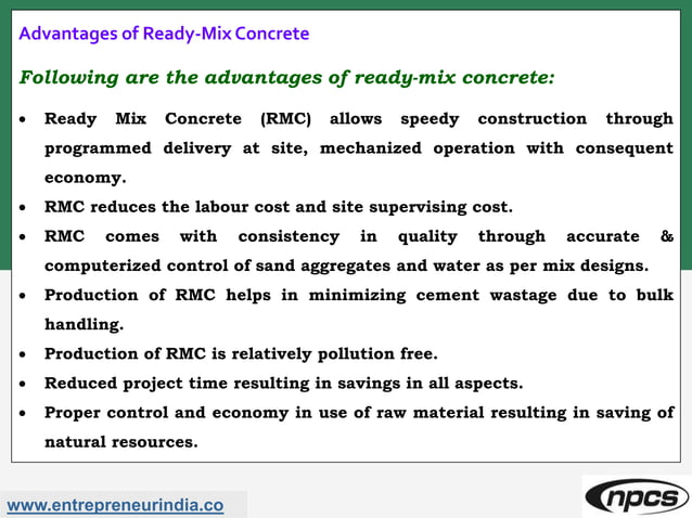 Ready Mixed Concrete. RMC Production | PPTX | Construction Industry ...