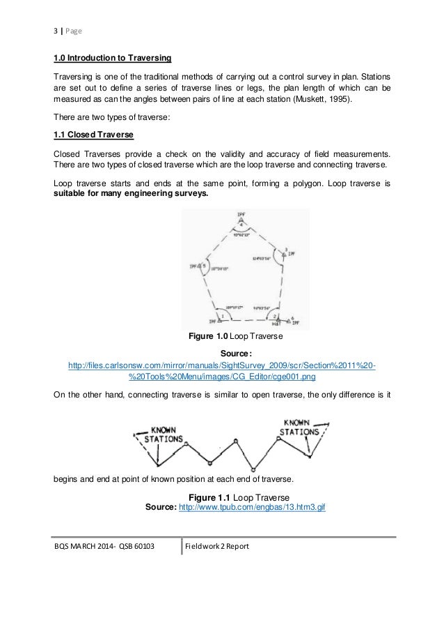 site surveying report 2 traversing surveying report