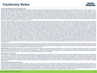 Cautionary Notes
SSRI:NASDAQ │SSO:TSX │ March 2017 2
Cautionary Note Regarding Forward-Looking Statements
This presentation contains forward-looking information within the meaning of Canadian securities laws and forward-looking statements within the meaning of the U.S. Private Securities Litigation Reform Act of 1995 (collectively, “forward-
looking statements”). All statements, other than statements of historical fact, are forward-looking statements. Generally, forward-looking statements can be identified by the use of words or phrases such as “expects,” “anticipates,” “plans,”
“projects,” “estimates,” “assumes,” “intends,” “strategy,” “goals,” “objectives,” “potential,” “believes,” or variations thereof, or stating that certain actions, events or results “may,” “could,” “would,” “might” or “will” be taken, occur or be
achieved, or the negative of any of these terms or similar expressions. These forward‐looking statements or information relate to, among other things: future production of gold, silver and other metals; future costs of inventory, and cash
costs per payable ounce of precious metals sold; expected exploration and development expenditures; the prices of precious metals; the timing of cessation of stockpile processing at the Pirquitas mine; the effects of laws, regulations
and government policies affecting our operations or potential future operations; future successful development of our projects; the expected timing to make a decision about whether to move forward with the Chinchillas project; the
sufficiency of our current working capital, anticipated operating cash flow or our ability to raise necessary funds; estimated production rates for gold, silver and other metals; timing of production and the cash costs and total costs of
production at the Marigold mine, the Seabee Gold Operation and the Pirquitas mine; the estimated cost of sustaining capital; ongoing or future development plans and capital replacement, improvement or remediation programs; the
estimates of expected or anticipated economic returns from our mining projects, including future sales of metals, concentrate or other products; our ability to expand Mineral Resources and convert Mineral Resources into Mineral
Reserves; and our plans and expectations for our properties and operations.
These forward-looking statements are subject to a variety of known and unknown risks, uncertainties and other factors that could cause actual events or results to differ from those expressed or implied, including, without limitation, the
following: uncertainty of production, development plans and cost estimates for the Marigold mine, the Seabee Gold Operation, the Pirquitas mine and our projects; our ability to replace Mineral Reserves; subject to exercising our election
to proceed, our ability to complete and successfully integrate Golden Arrow Resources Corporation’s (“Golden Arrow”) Chinchillas project, on a joint venture basis, into our current operations; commodity price fluctuations; political or
economic instability and unexpected regulatory changes; currency fluctuations; the possibility of future losses; general economic conditions; fully realizing the value of our shareholdings in Pretium Resources Inc. and our other
marketable securities, due to changes in price, liquidity or disposal cost of such marketable securities; potential export duty and related interest on past production and sales of silver concentrate from the Pirquitas mine; counterparty and
market risks related to the sale of our concentrate and metals; uncertainty in the accuracy of Mineral Reserves and Mineral Resources estimates and in our ability to extract mineralization profitably; differences in U.S. and Canadian
practices for reporting Mineral Reserves and Mineral Resources; lack of suitable infrastructure or damage to existing infrastructure; future development risks, including start-up delays and cost overruns; our ability to obtain adequate
financing for further exploration and development programs and opportunities; uncertainty in acquiring additional commercially mineable mineral rights; delays in obtaining or failure to obtain governmental permits, or non-compliance with
our permits; our ability to attract and retain qualified personnel and management; potential labour unrest, including labour actions by our unionized employees at the Pirquitas mine; the impact of governmental regulations, including
health, safety and environmental regulations, including increased costs and restrictions on operations due to compliance with such regulations; reclamation and closure requirements for our mineral properties; failure to effectively manage
our tailings facilities; social and economic changes following closure of a mine, including the expected closure of the Pirquitas mine in 2017, may lead to adverse impacts and unrest; unpredictable risks and hazards related to the
development and operation of a mine or mineral property that are beyond our control; indigenous peoples’ title claims and rights to consultation and accommodation may affect our existing operations as well as development projects and
future acquisitions; assessments by taxation authorities in multiple jurisdictions; recoverability of value added tax and changes to the collection process in Argentina; claims and legal proceedings, including adverse rulings in litigation
against us and/or our directors or officers; compliance with anti-corruption laws and internal controls, and increased regulatory compliance costs; complying with emerging climate change regulations and the impact of climate change,
including extreme weather conditions; recoverability of deferred consideration to be received in connection with recent divestitures; uncertainties related to title to our mineral properties and the ability to obtain surface rights; the
sufficiency of our insurance coverage; civil disobedience in the countries where our mineral properties are located; operational safety and security risks; actions required to be taken under human rights law; competition in the mining
industry for mineral properties; shortage or poor quality of equipment or supplies; an event of default under our convertible notes may significantly reduce our liquidity and adversely affect our business; failure to meet covenants under our
senior secured revolving credit facility; conflicts of interest that could arise from certain of our directors’ involvement with other natural resource companies; information systems security threats; and those other various risks and
uncertainties identified under the heading “Risk Factors” in our most recent Annual Information Form filed with the Canadian securities regulatory authorities and Annual Report on Form 40-F filed with the U.S. Securities and Exchange
Commission (“SEC”).
The foregoing list is not exhaustive of all factors and assumptions which may have been used. We cannot assure you that actual events, performance or results will be consistent with these forward-looking statements, and management’s
assumptions may prove to be incorrect. Our forward-looking statements reflect current expectations regarding future events and operating performance and speak only as of the date hereof and we do not assume any obligation to update
forward-looking statements if circumstances or management’s beliefs, expectations or opinions should change other than as required by applicable law. For the reasons set forth above, you should not place undue reliance on forward-
looking statements. All references to “$” in this presentation are to U.S. dollars unless otherwise stated.
Qualified Persons: Except as otherwise set out herein, the scientific and technical information contained in this presentation relating to the Marigold mine has been reviewed and approved by Thomas Rice and James N. Carver, each of
whom is a SME Registered Member, a Qualified Person under National Instrument 43-101 — Standards of Disclosure for Mineral Projects (“NI 43-101”) and our employee. The scientific and technical data relating to the Seabee Gold
Operation has been reviewed and approved by F. Carl Edmunds, P. Geo., a Qualified Person under NI 43-101 and our employee. The scientific and technical information relating to the Pirquitas mine has been reviewed and approved by
Bruce Butcher, P.Eng., and F. Carl Edmunds, P. Geo., each of whom is a Qualified Person under NI 43-101 and our employee.
Cautionary Note to U.S. Investors
This presentation includes Mineral Reserves and Mineral Resources classification terms that comply with reporting standards in Canada and the Mineral Reserves and the Mineral Resources estimates are made in accordance with NI
43-101. NI 43-101 is a rule developed by the Canadian Securities Administrators that establishes standards for all public disclosure an issuer makes of scientific and technical information concerning mineral projects. These standards
differ significantly from the requirements of the SEC set out in SEC Industry Guide 7. Consequently, Mineral Reserves and Mineral Resources information included in this presentation is not comparable to similar information that would
generally be disclosed by domestic U.S. reporting companies subject to the reporting and disclosure requirements of the SEC. Under SEC standards, mineralization may not be classified as a “reserve” unless the determination has been
made that the mineralization could be economically produced or extracted at the time the reserve determination is made. In addition, the SEC’s disclosure standards normally do not permit the inclusion of information concerning
“Measured Mineral Resources,” “Indicated Mineral Resources” or “Inferred Mineral Resources” or other descriptions of the amount of mineralization in mineral deposits that do not constitute “reserves” by U.S. standards in documents
filed with the SEC.
Cautionary Note Regarding Non-GAAP Measures
This presentation includes certain terms or performance measures commonly used in the mining industry that are not defined under International Financial Reporting Standards (“IFRS”), including cash costs per payable ounce of
precious metals sold, realized metal prices and adjusted net income (loss) and adjusted basic earnings (loss) per share. Non-GAAP financial measures do not have any standardized meaning prescribed under IFRS and, therefore, may
not be comparable to similar measures reported by other companies. We believe that, in addition to conventional measures prepared in accordance with IFRS, certain investors use this information to evaluate our performance. The data
presented is intended to provide additional information and should not be considered in isolation or as a substitute for measures of performance prepared in accordance with IFRS. These non-GAAP measures should be read in
conjunction with our consolidated financial statements. Readers should refer to our management’s discussion and analysis, available under our corporate profile at www.sedar.com or on our website at www.silverstandard.com, under the
heading “Non-GAAP and Additional GAAP Financial Measures” for a more detailed discussion of how we calculate such measures and for a reconciliation of such measures to IFRS terms.
 
