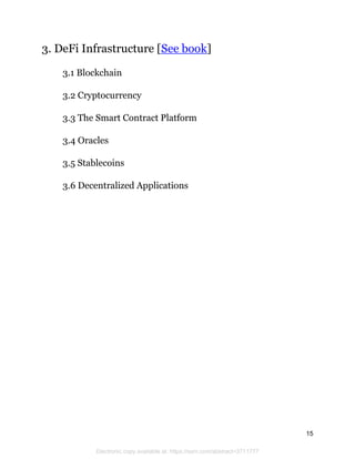 De Fi and the future of finance | PDF