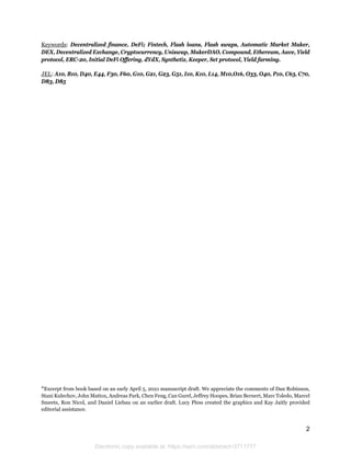 De Fi and the future of finance | PDF