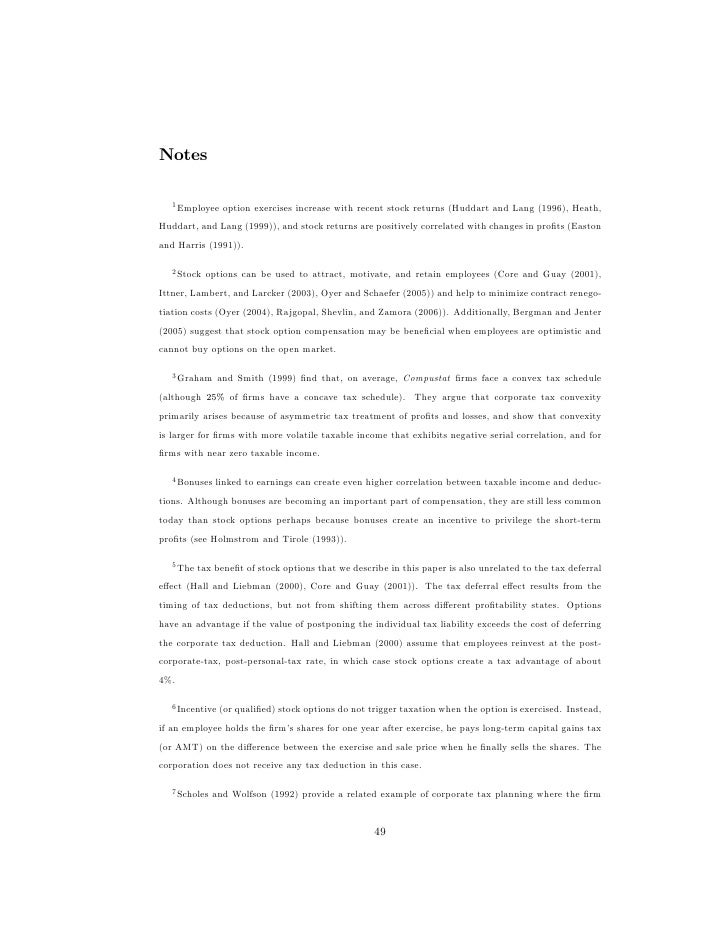 Issuing stock options to non-employees