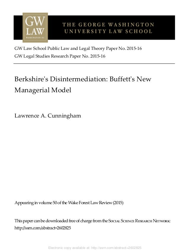 lawrence cunningham essays warren buffett lawrence cunningham essays warren buffett