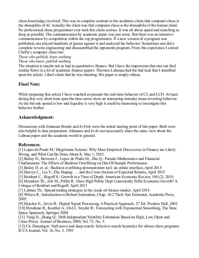 Trading strategies finance