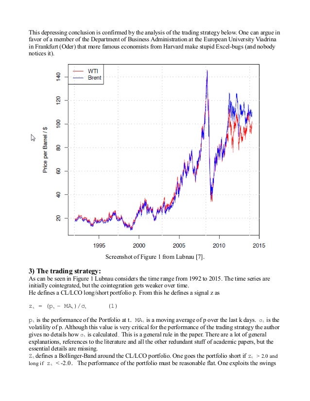 Trading oil futures strategies