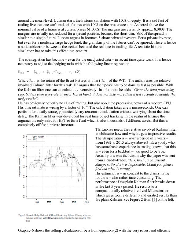 Trading strategies research