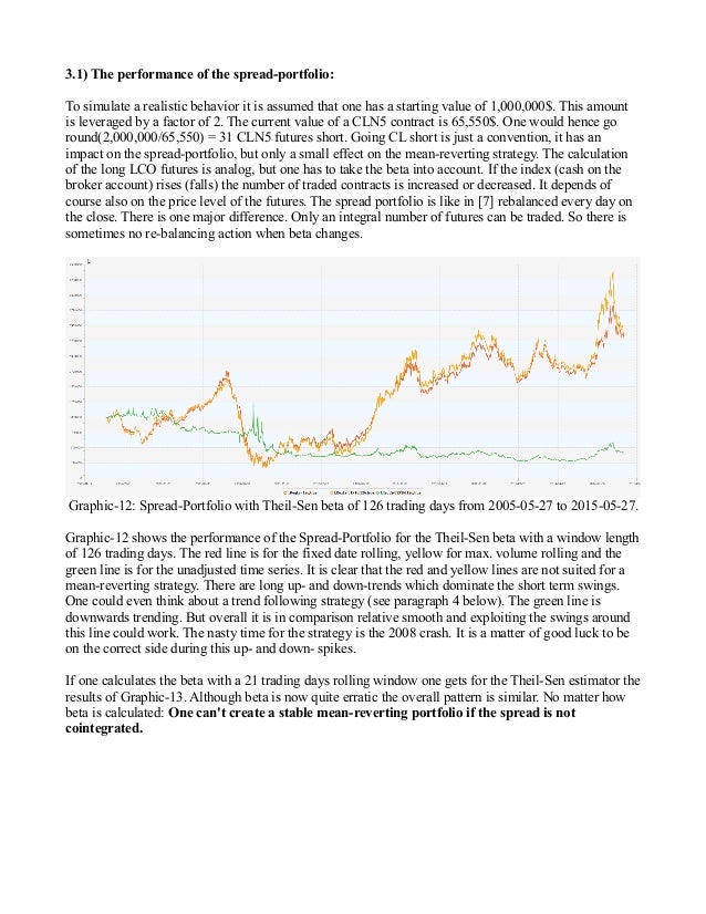 Spread trading strategies in commodities
