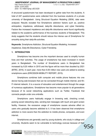 Impact of Smartphone Addiction on Academic Performance of Business ...