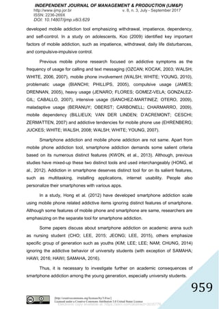 Impact of Smartphone Addiction on Academic Performance of Business ...