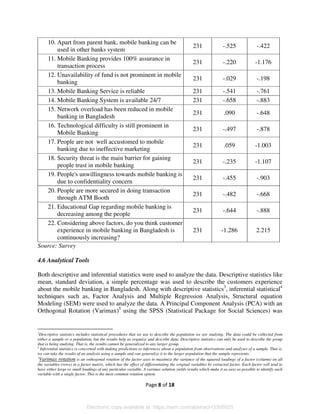 Factors Affecting Customers’ Experience in Mobile Banking of Bangladesh ...