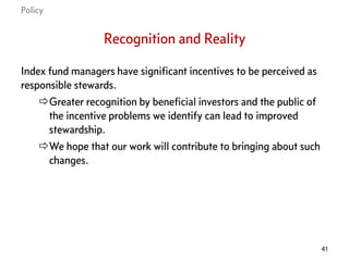 What do passive managers do all day? Slide 41