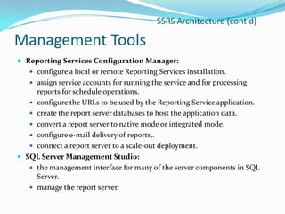 SQL Server Reporting Services | PPTX
