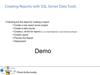 SQL Server Reporting Services 2008 | PPT