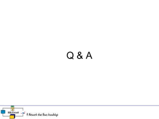 Q & A
 