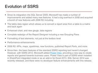 Ssrs 2008 R2 webinar | PPTX