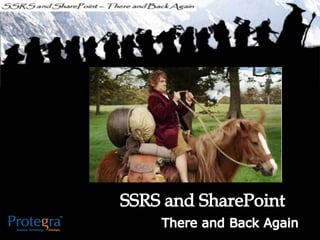 SSRS and SharePoint - There and Back Again
Terry Bunio
 