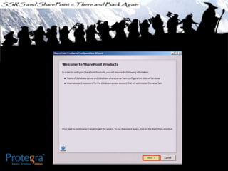 Ssrs and sharepoint there and back again - SQL SAT Fargo