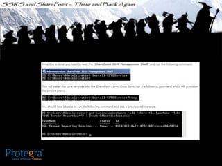 Ssrs and sharepoint there and back again - SQL SAT Fargo