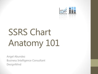 SSRS Chart
 Anatomy 101
Angel Abundez
Business Intelligence Consultant
DesignMind
 