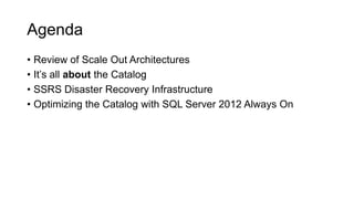 SQL Server Reporting Services Disaster Recovery Webinar | PPTX
