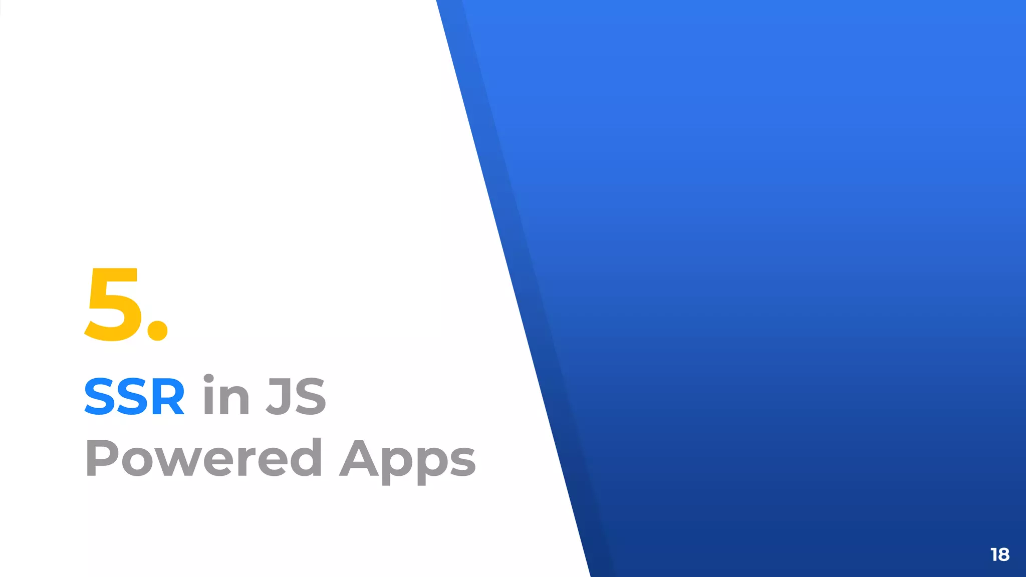 5.
SSR in JS
Powered Apps
18
 
