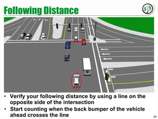 Distance From First Intersection Truck and Large Vehicles | PPSX