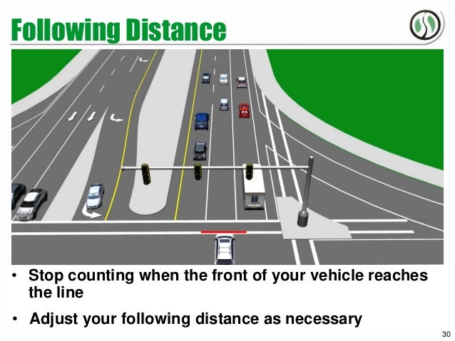 At Night How Should You Adjust Your Following Distance Truck and Large Vehicles