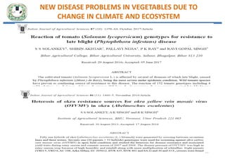Sss climate change impact, mitigation and adaptation in vegetable crops ...