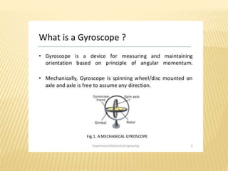Introduction to Accelerator & gyroscope | PPTX