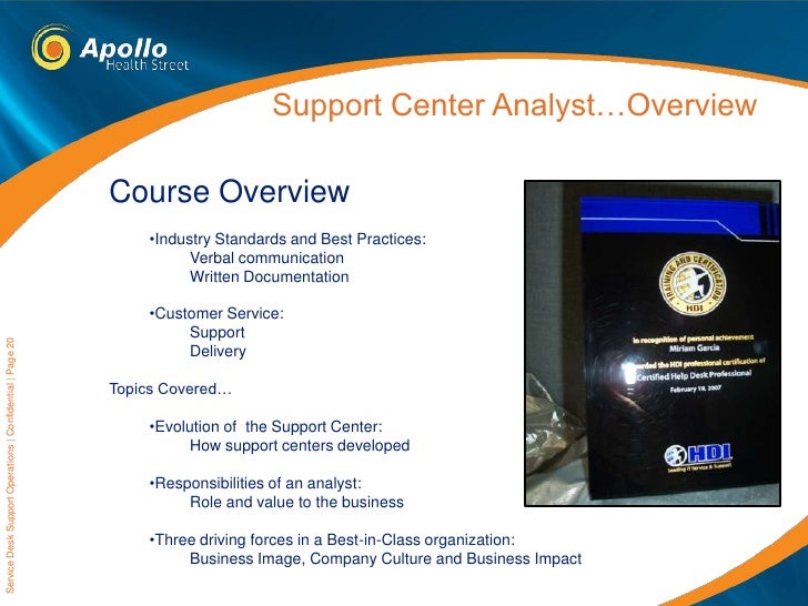 Apollo Service Desk Capabilities