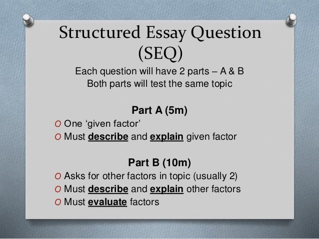 basic essay structure