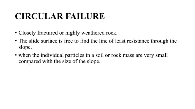 Slope Failure Mechanism Pptx