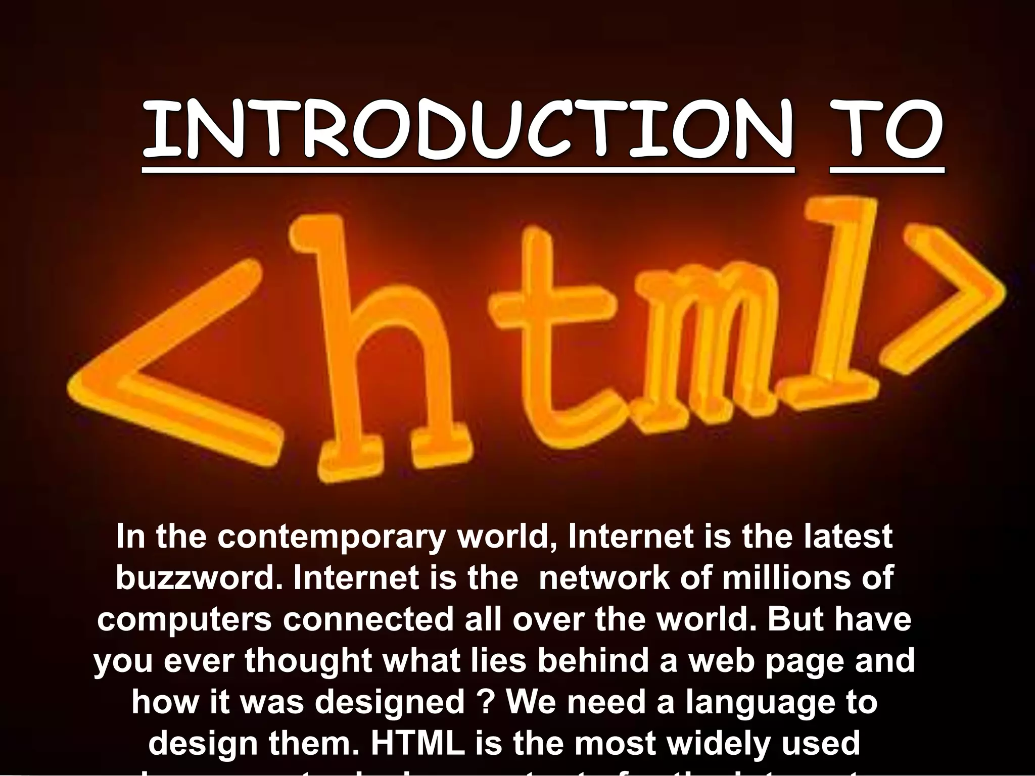 Shashank PPT based on HTML | PPT