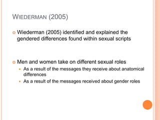 Development and Validation of a New Sexual Script Endorsement Scale | PPTX