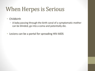 Herpes: Folklore, Fear and Realities