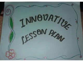 innovative lessonplan