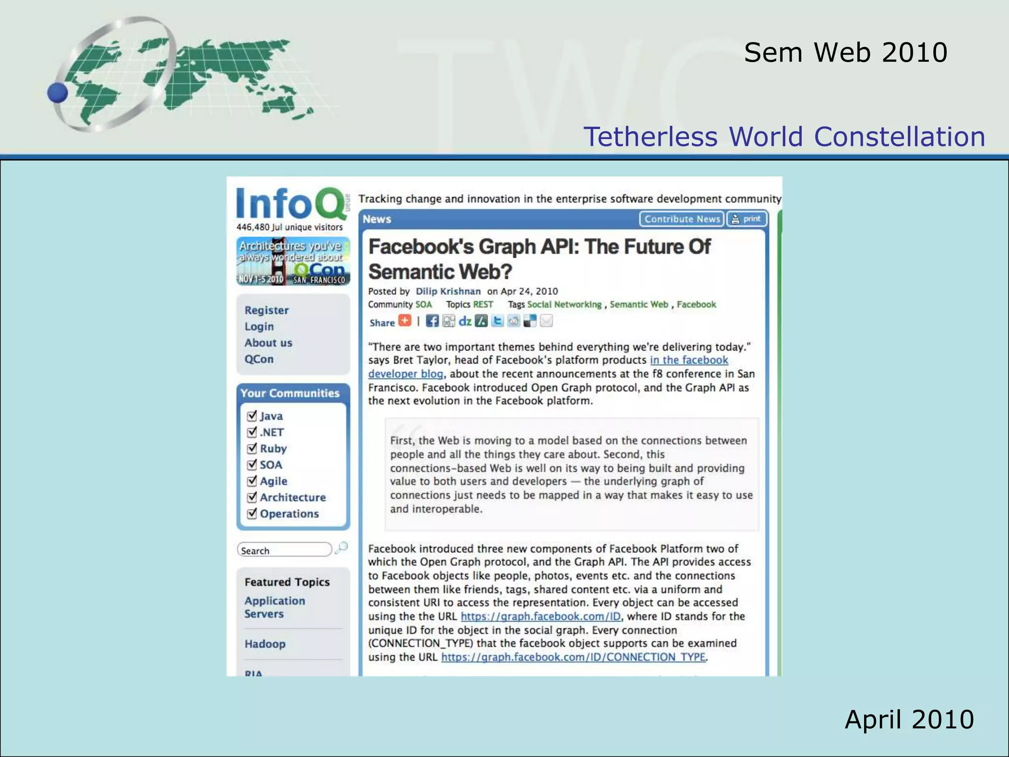 Sem Web 2010April 2010