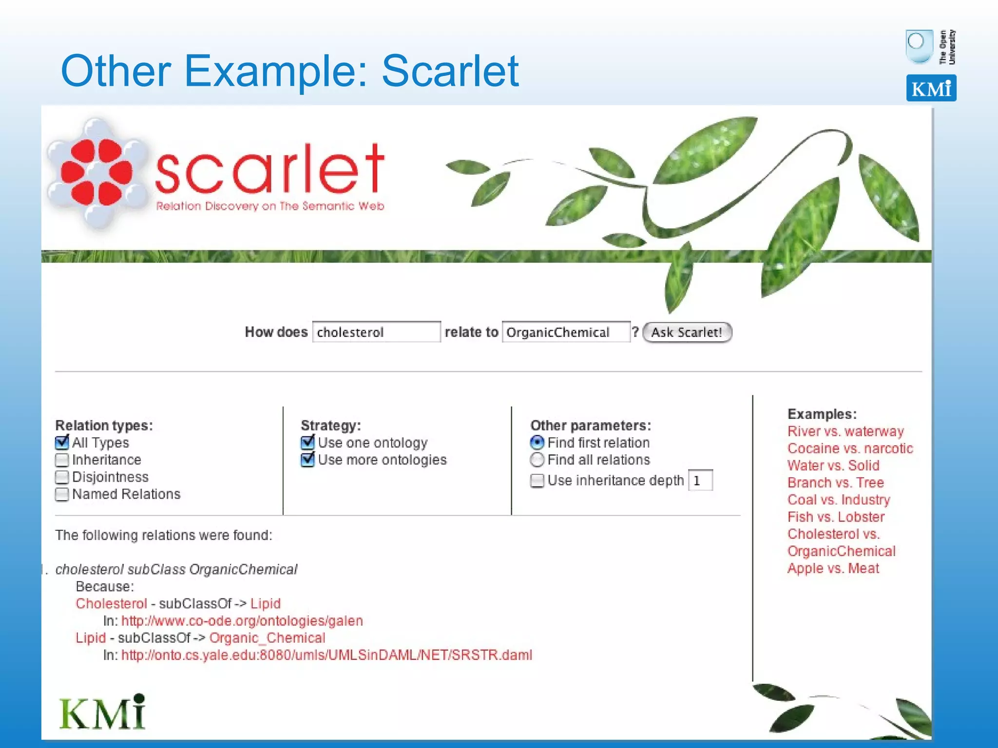 Other Example: Scarlet 