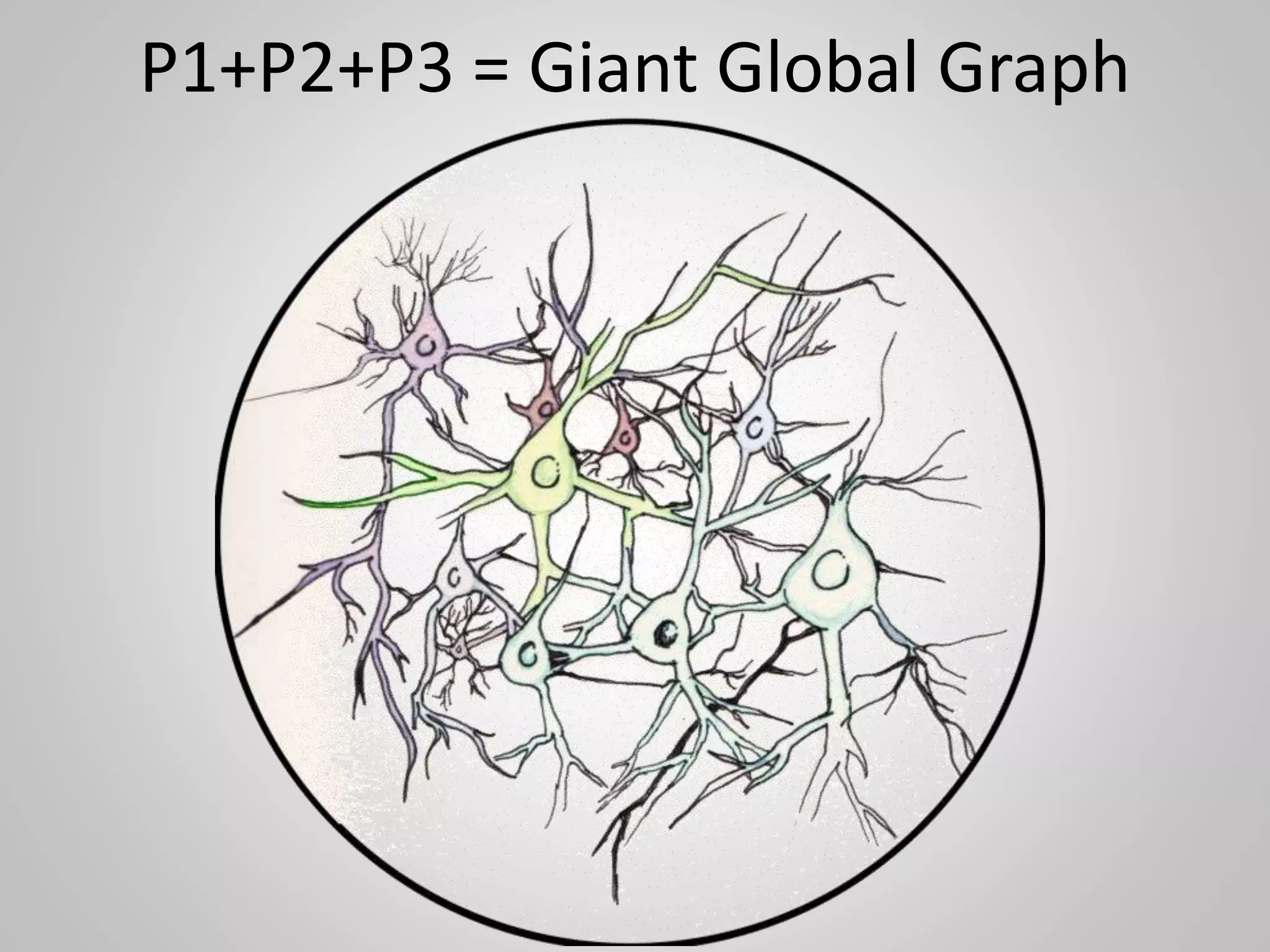 P1+P2+P3 = Giant Global Graph
 