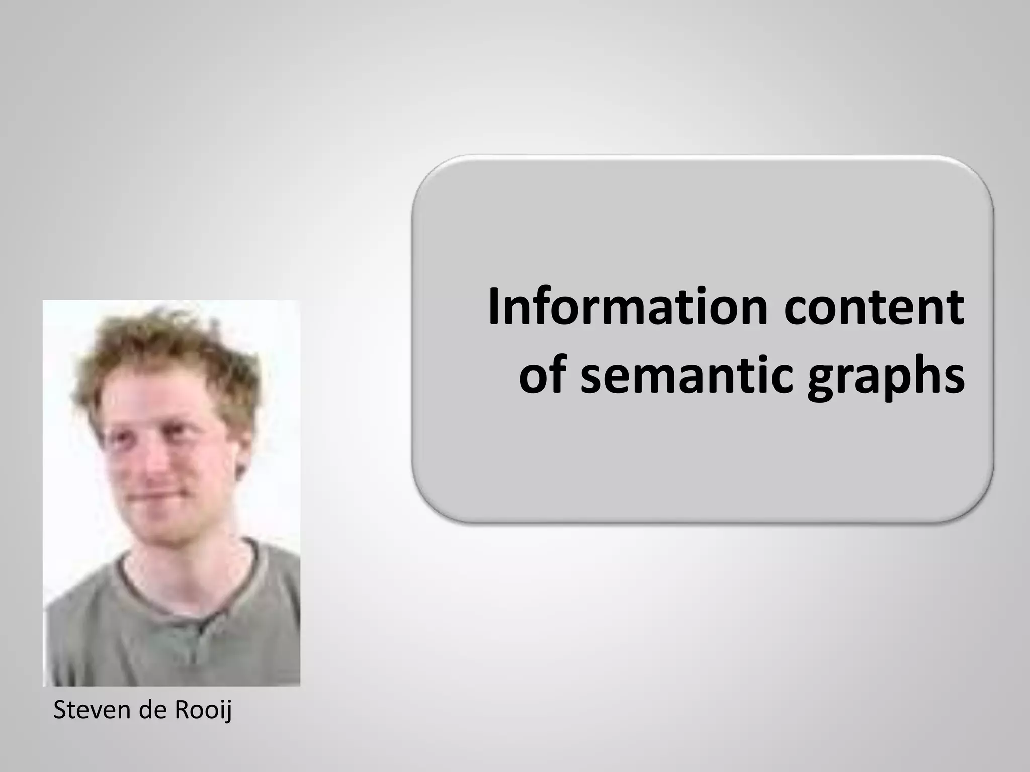 It’s not only about the
graph structure:
Exploiting
the choice of URLs
to deal with inconsistency
Zhisheng Huang
(ISWC 2008)
 