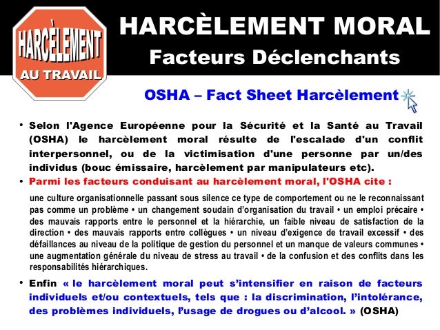 Sante Securite Au Travail Harcelement Comprendre Et Agir Sante Securite Au Travail Harcelement Comprendre Et Agir