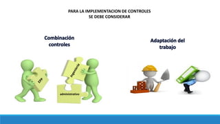 PARA LA IMPLEMENTACION DE CONTROLES
SE DEBE CONSIDERAR
administrativo
 