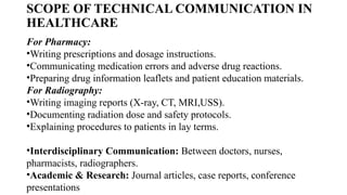 Effective Technical Communication Skills in Pharmacy and Radiography ...