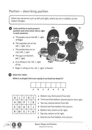 Homework Week 3 Position
