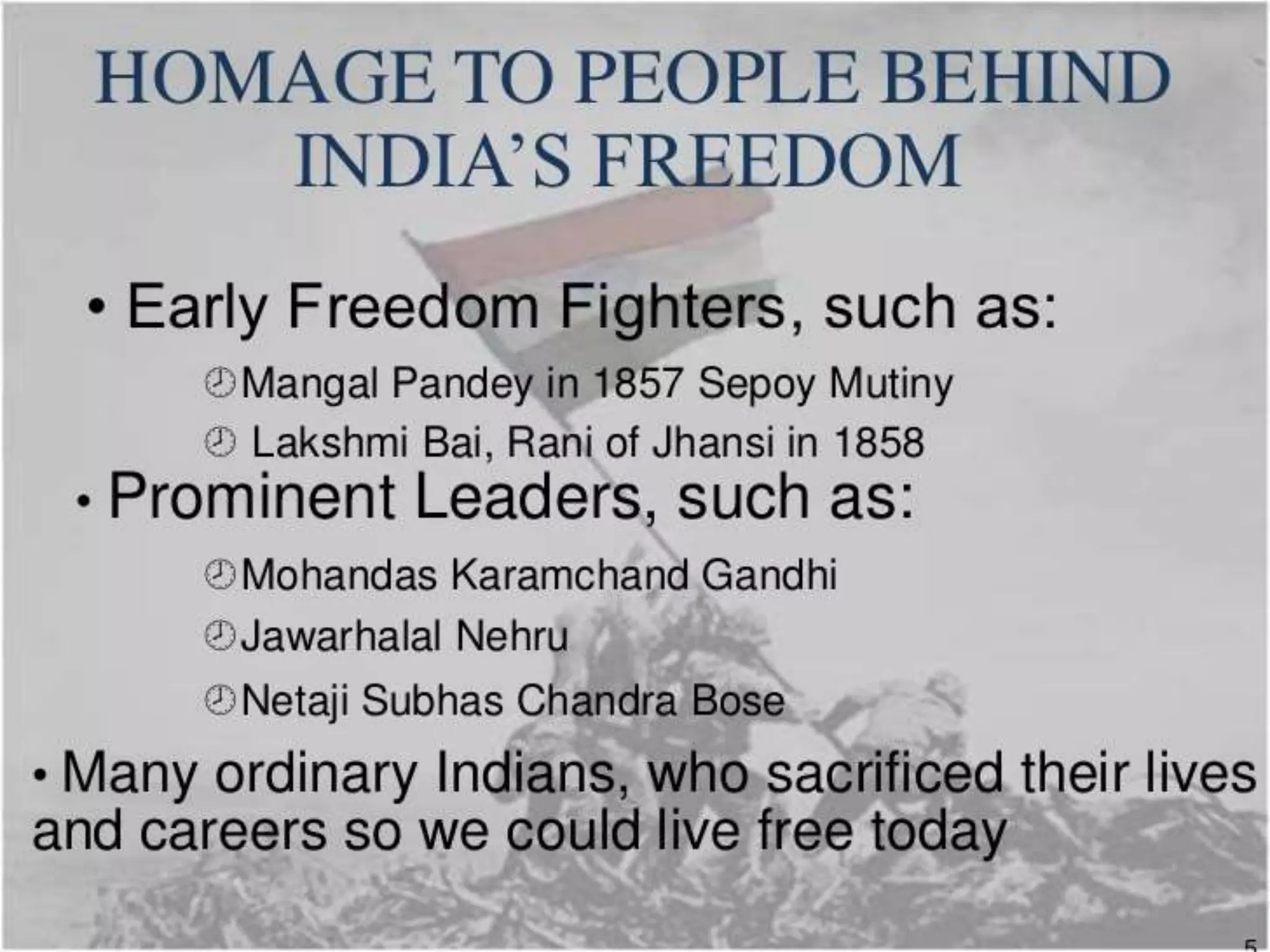  power point presentation on india's struggle for freedom