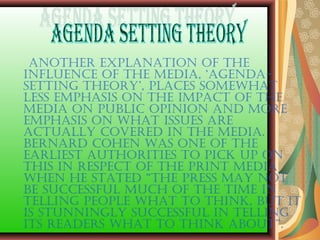 Role Of Media In Shaping Public Opinion | PPT