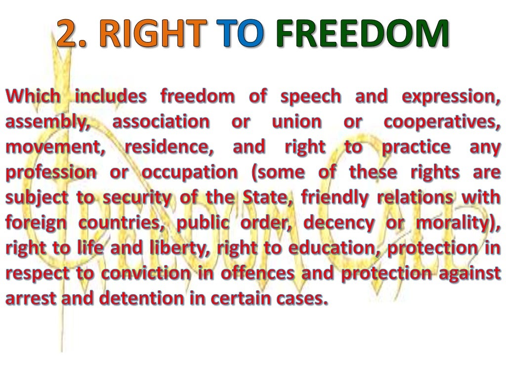 FUNDAMENTAL RIGHTS