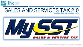SST2.0 - Service Tax
