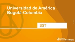 Universidad de América
Bogotá-Colombia
SST
 