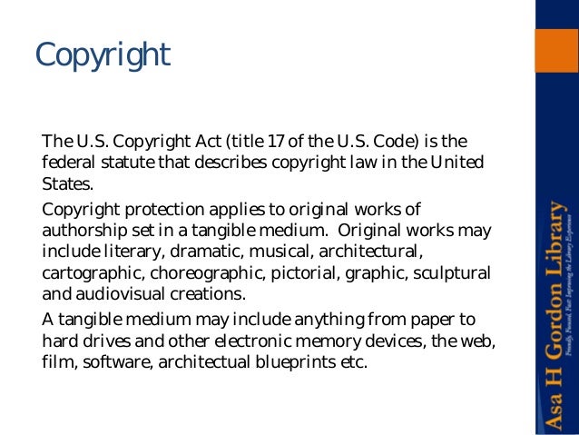 united states copyright law